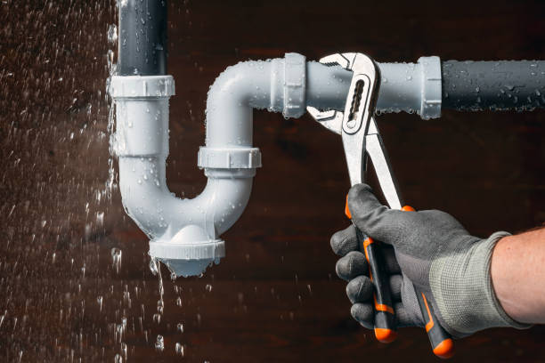 Professional Emergency Plumber technician working in Mount Auburn, IL